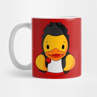 Rock Band Singer Rubber Duck Mug